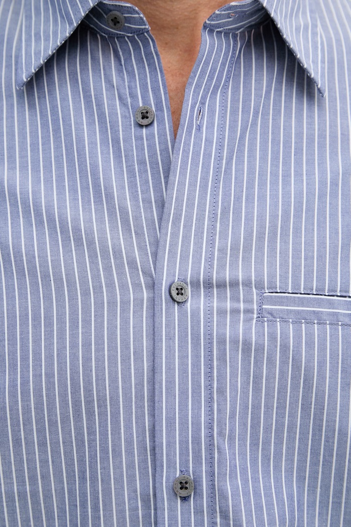 Armani Exchange Cămașă pentru bărbați bumbac XM002113.AF22549 albastru