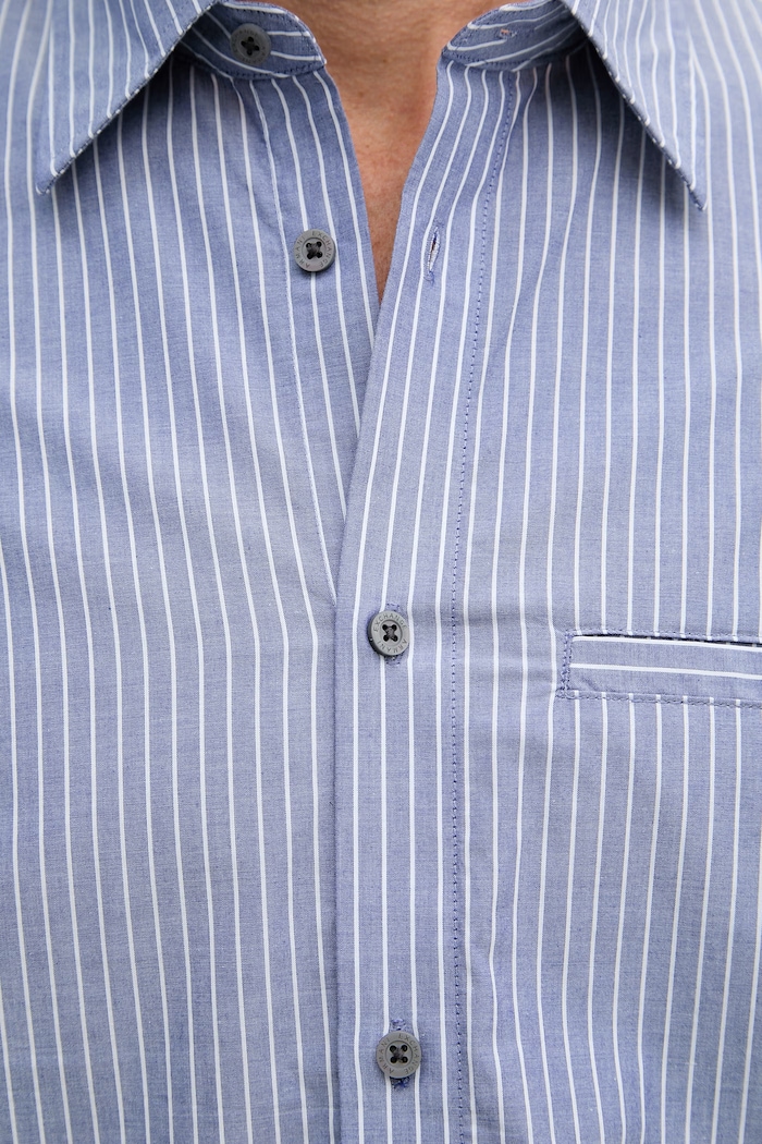 Armani Exchange Cămașă pentru bărbați bumbac XM002113.AF22549 albastru