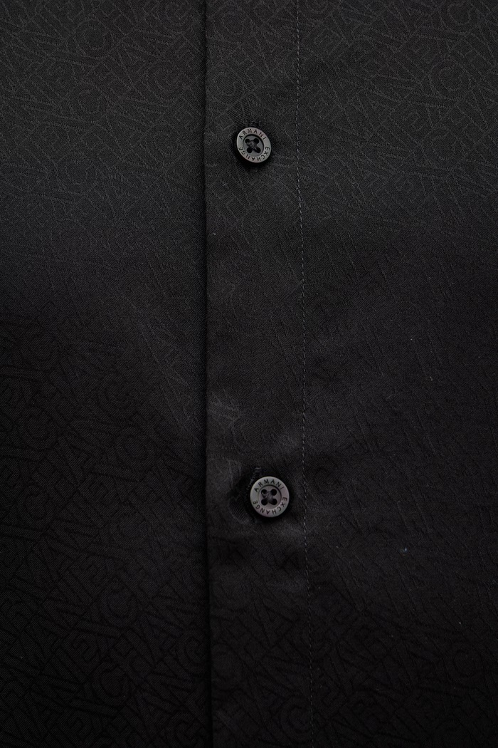 Armani Exchange Košeľa pánska bavlnená XM002263.AF13131 čierna