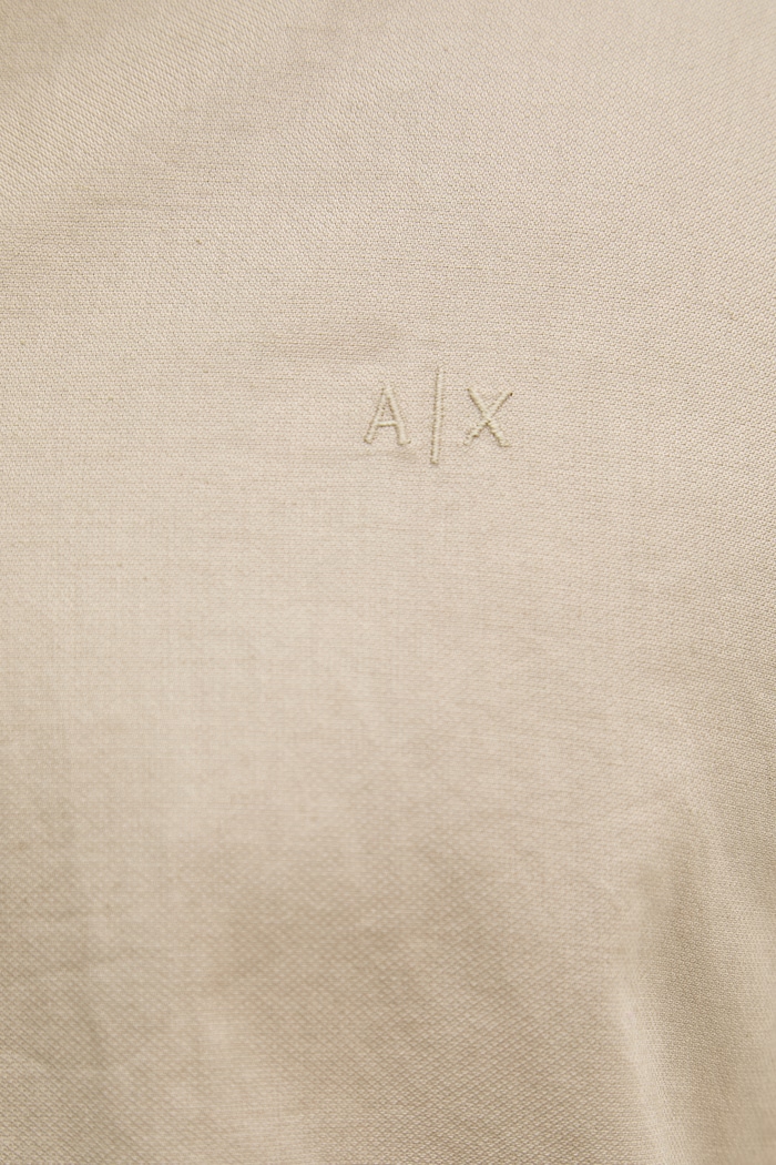 Armani Exchange srajca moška bombažna z elastanom XM002290.AF22863 bež