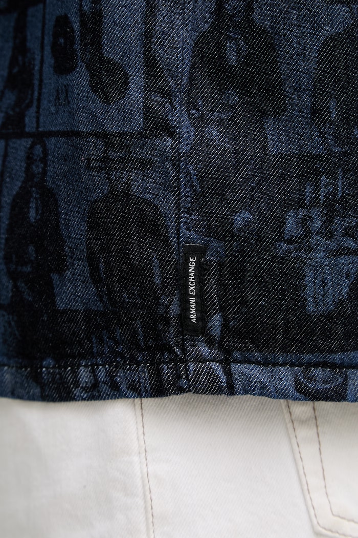Armani Exchange košeľa pánska rifľová XM002809.AF24509