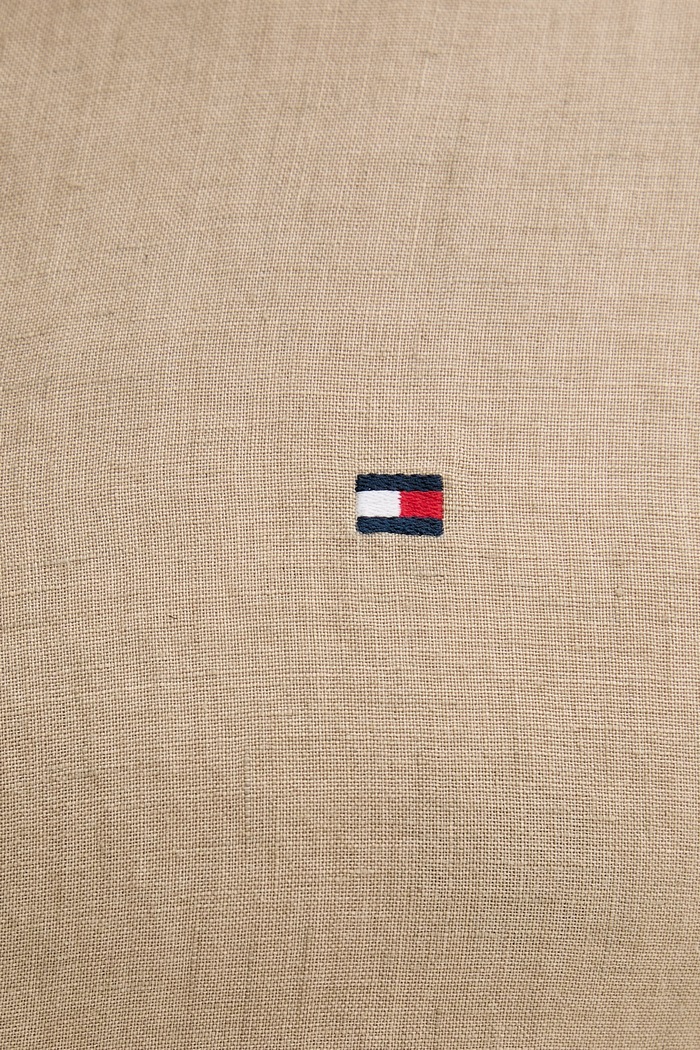 Tommy Hilfiger cămașă pentru bărbați din in MW0MW41530 bej