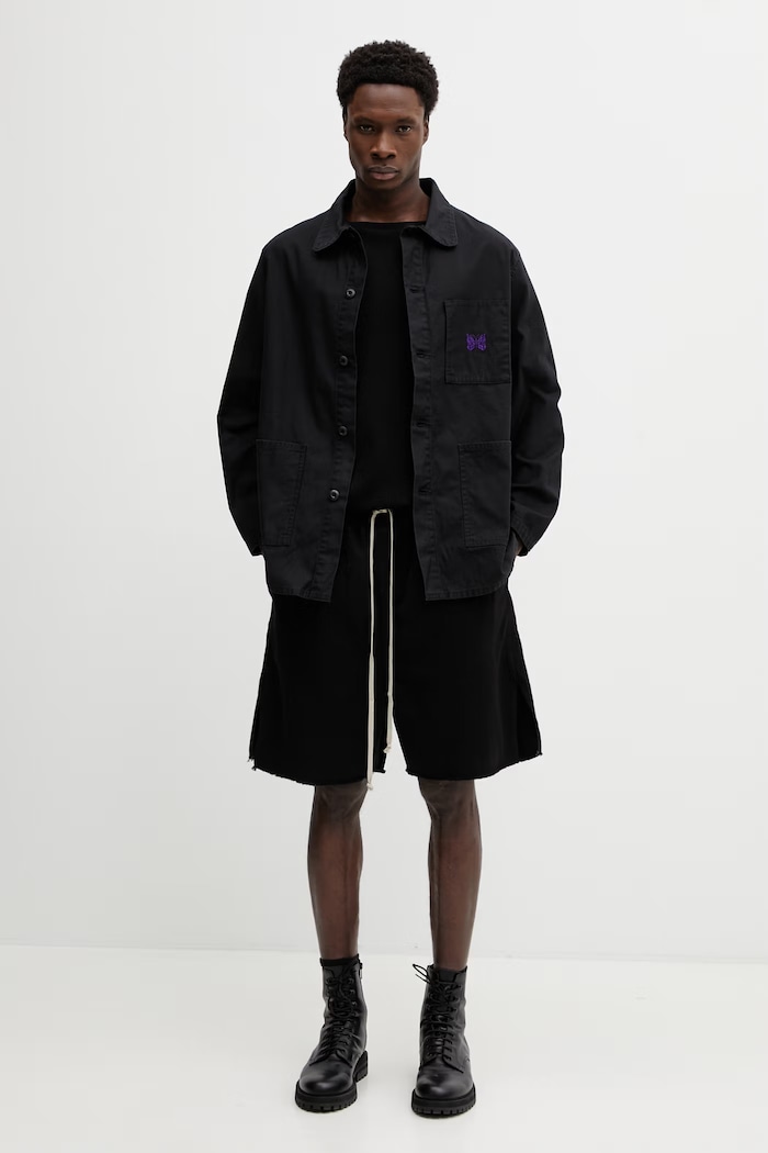 Needles cotton shirt SX168 black