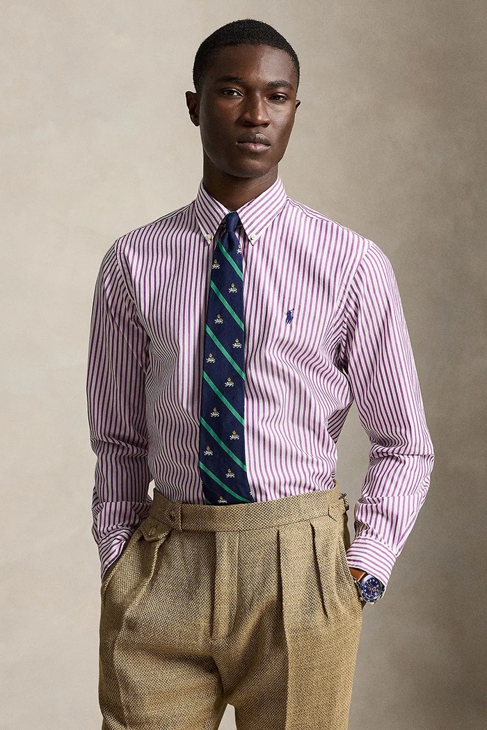 Polo Ralph Lauren WASHED BROADCLOTH-WVN-SHIRT рубашка из хлопка для мужчин белый 710B15595004