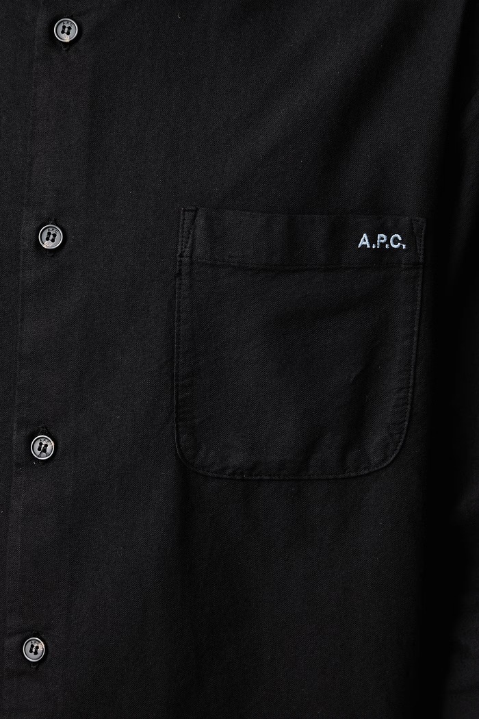 A.P.C. Koszula męska bawełniana Mateo Logo COHOE.H12599