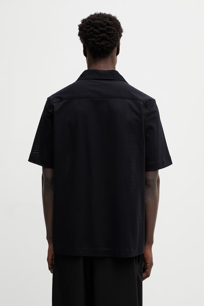 Oblačila Bombažna srajca Fred Perry M1745 črna