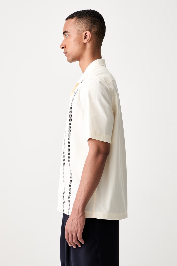 Fred Perry Рубашка мужская из хлопка бежевый M2430