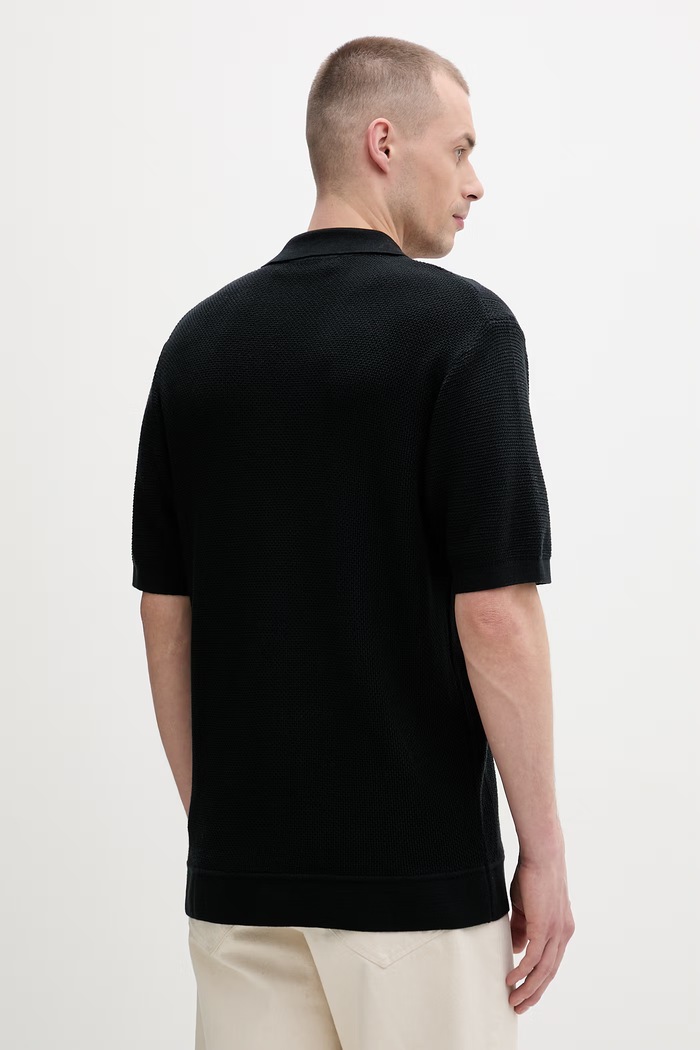 Îmbrăcăminte Karl Lagerfeld Jeans cardigan pentru bărbați, din bumbac B2M18028 negru