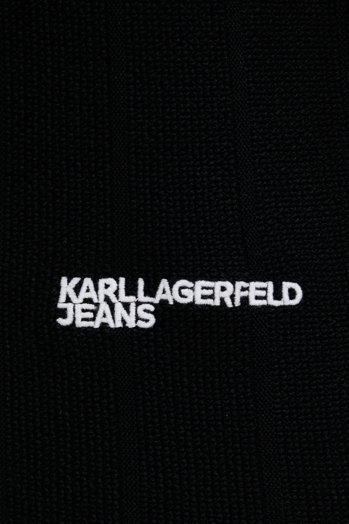 Karl Lagerfeld Jeans cardigan pentru bărbați, din bumbac B2M18028 negru