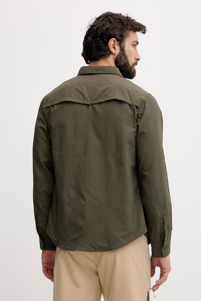 Oblečenie The North Face pánska košeľa SEQUOIA NF0A8FU521L1 zelená
