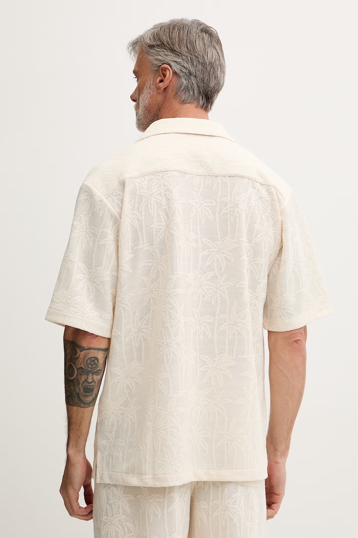 Odzież Guess koszula męska F6GP05.KG362 beżowy