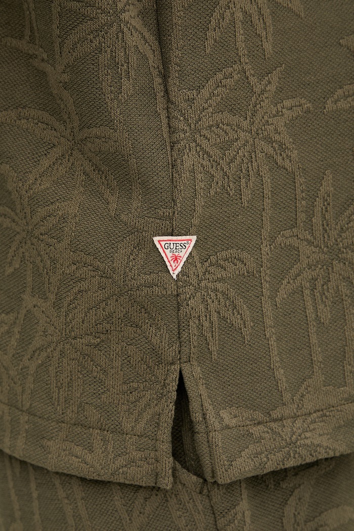Guess cămașă pentru bărbați F6GP05.KG362 verde