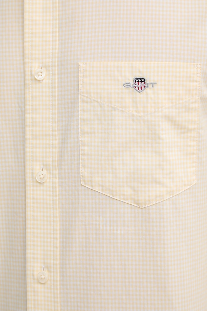 Gant camicia da uomo in cotone 3000150 giallo