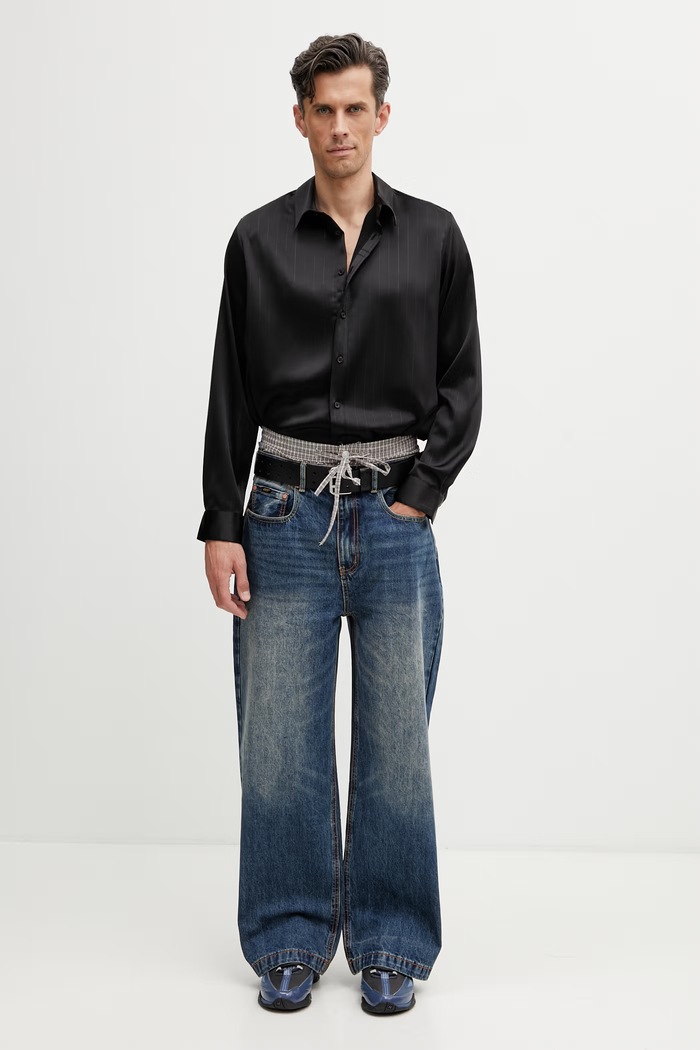 Martine Rose Classic shirt Men's 401WS37001 black