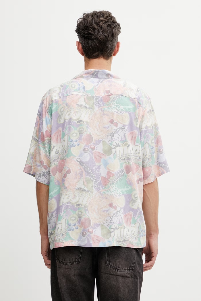 Clothing Martine Rose shirt viscose men's 404WS24809 multicolor