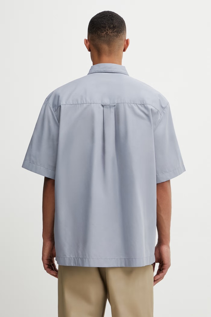 Odzież Carhartt WIP S/S Craft Shirt koszula męska I035232.1NKXX szary