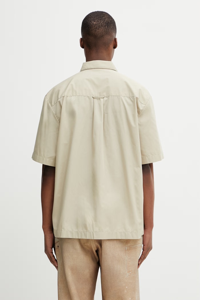 Ρούχα Carhartt WIP S/S Craft Shirt Πουκάμισο σαφάρι ανδρικό I035232.3INXX μπεζ