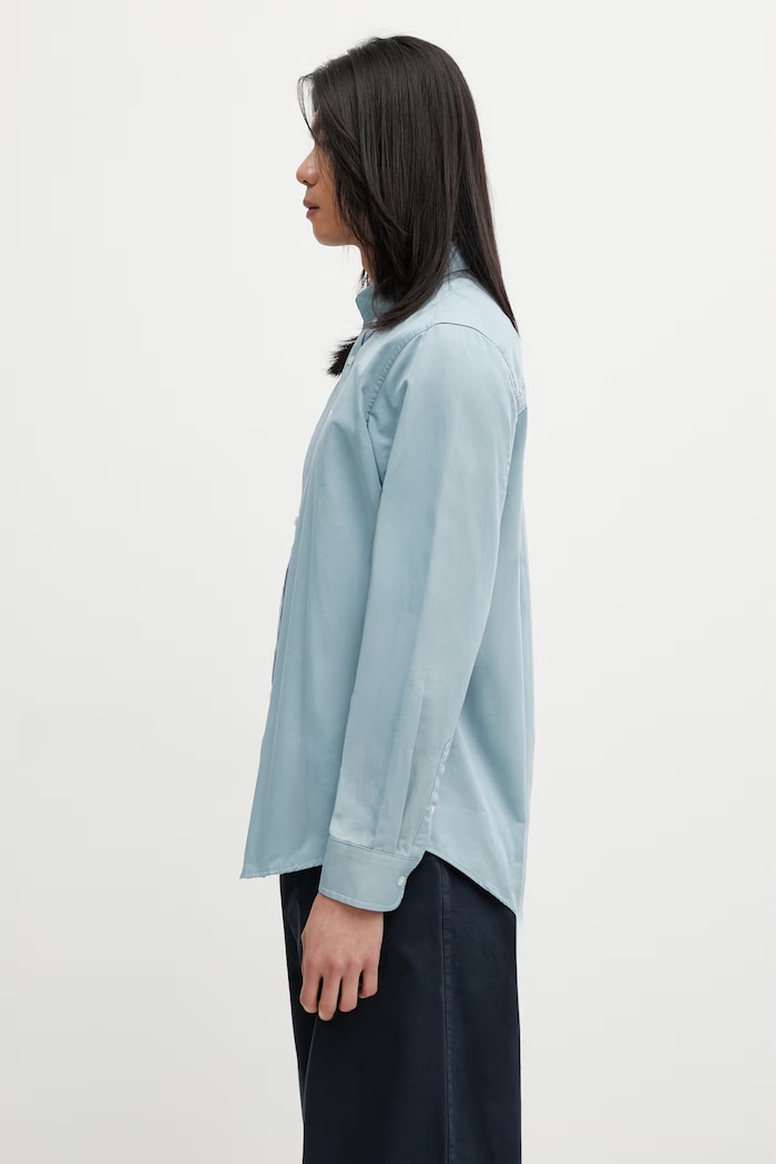 Carhartt WIP L/S Madison Shirt košile bavlněná pánská I023339.3M8XX modrá SS26