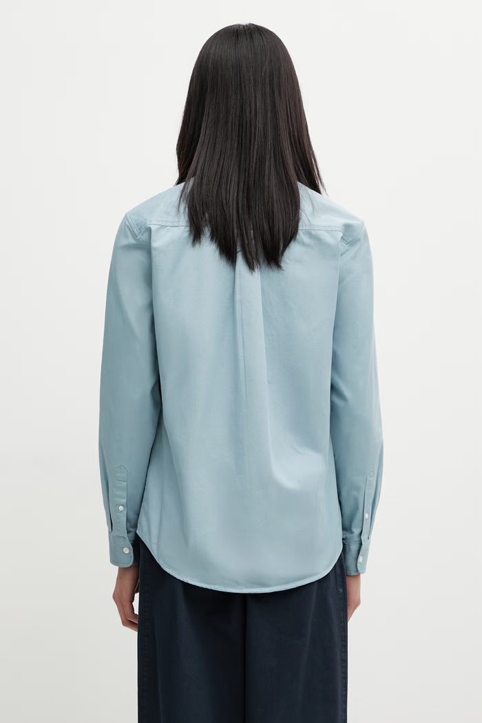 Oblečení Carhartt WIP L/S Madison Shirt košile bavlněná pánská I023339.3M8XX modrá