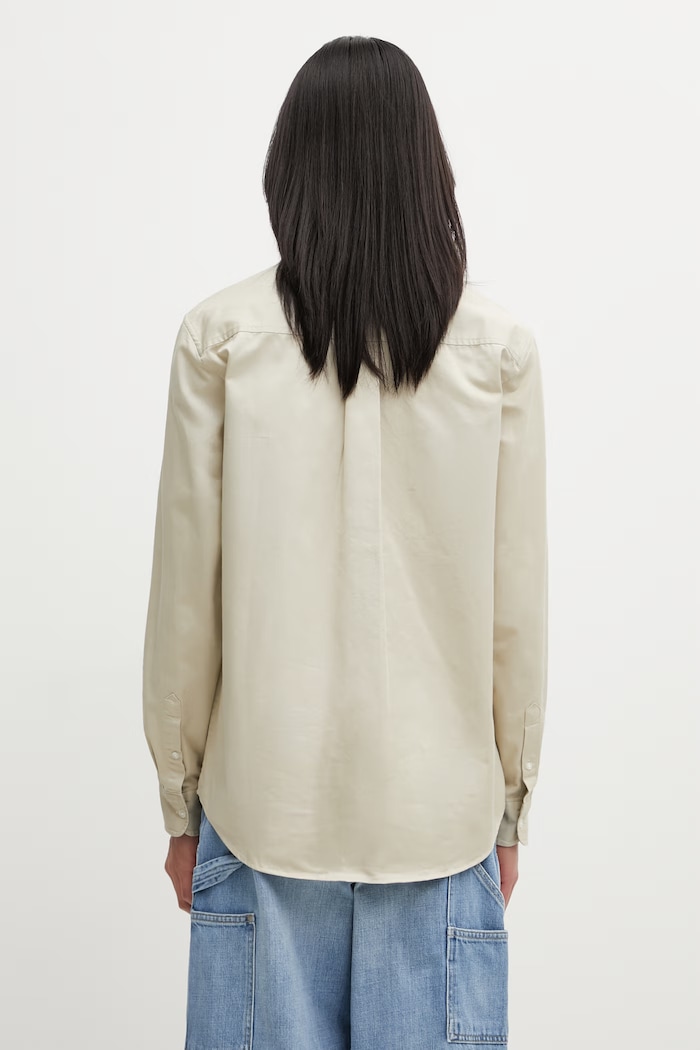Odzież Carhartt WIP L/S Madison Shirt koszula bawełniana męska I023339.3M7XX beżowy