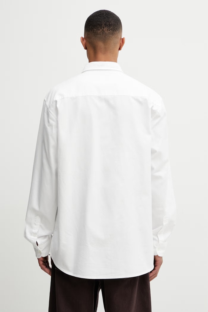 Clothing Carhartt WIP L/S Bolton Shirt cotton Men's I030238.02GD white