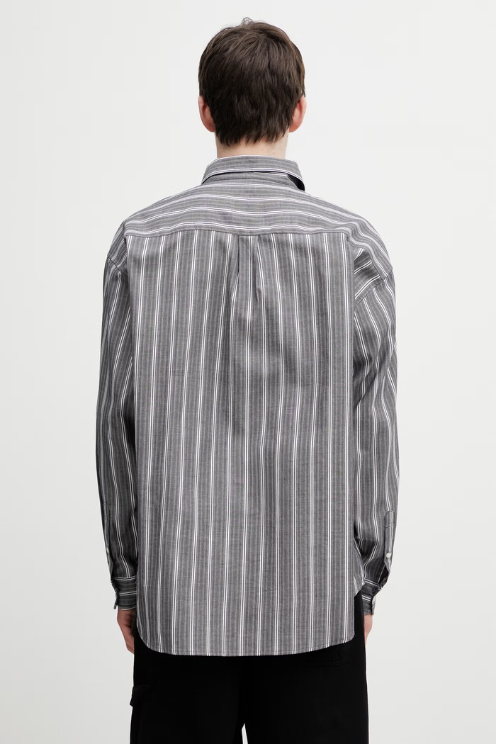 Clothing Carhartt WIP L/S Beale Shirt cotton Men's I036201.3OBXX gray