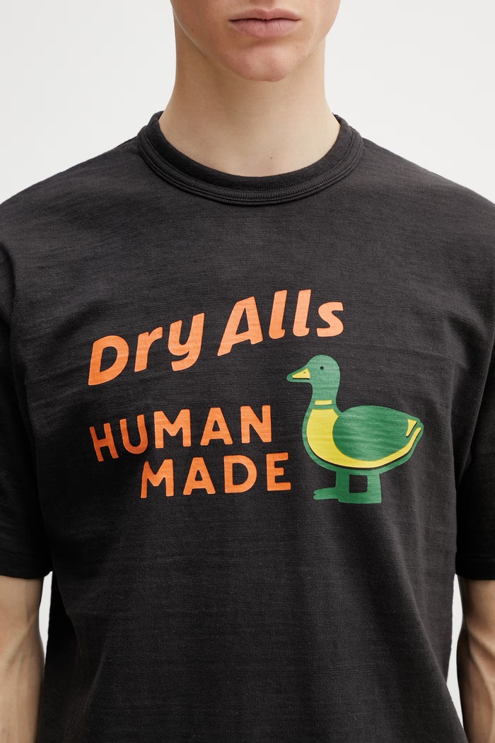 Human Made MENS KNITTED T-SHIRT tričko bavlněné pánské černá HM31TE006