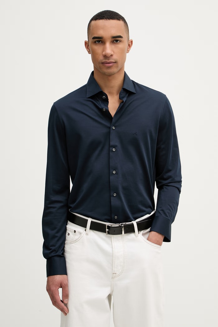 Michael Kors cămașă pentru bărbați bleumarin MK0DS01535