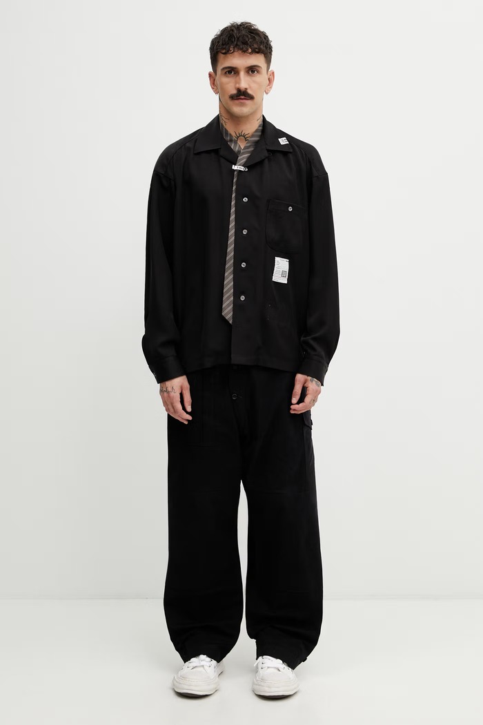 Maison MIHARA YASUHIRO сорочка чоловіча J16SH187 чорний