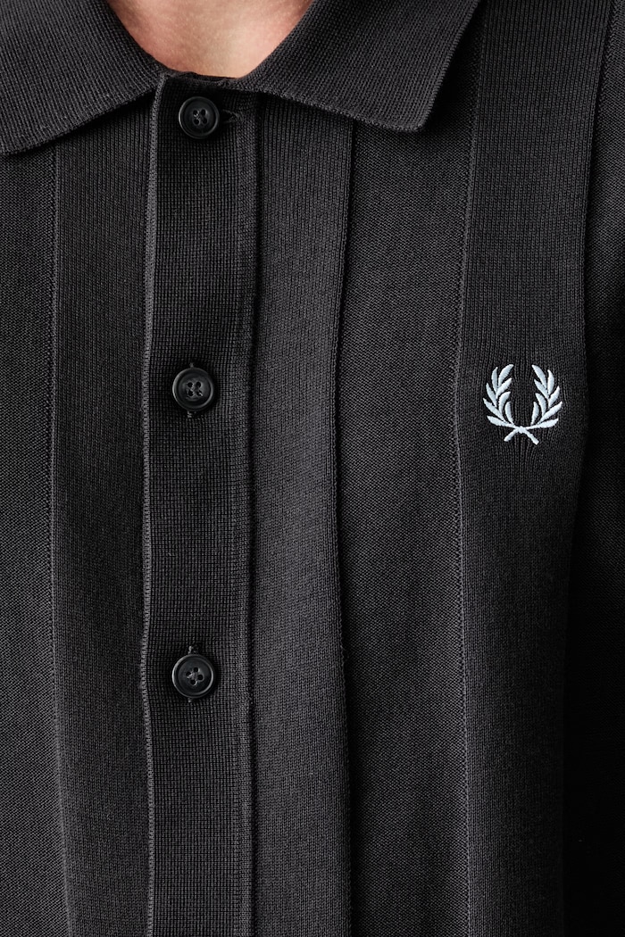 Fred Perry koszula bawełniana męska K2324 szary