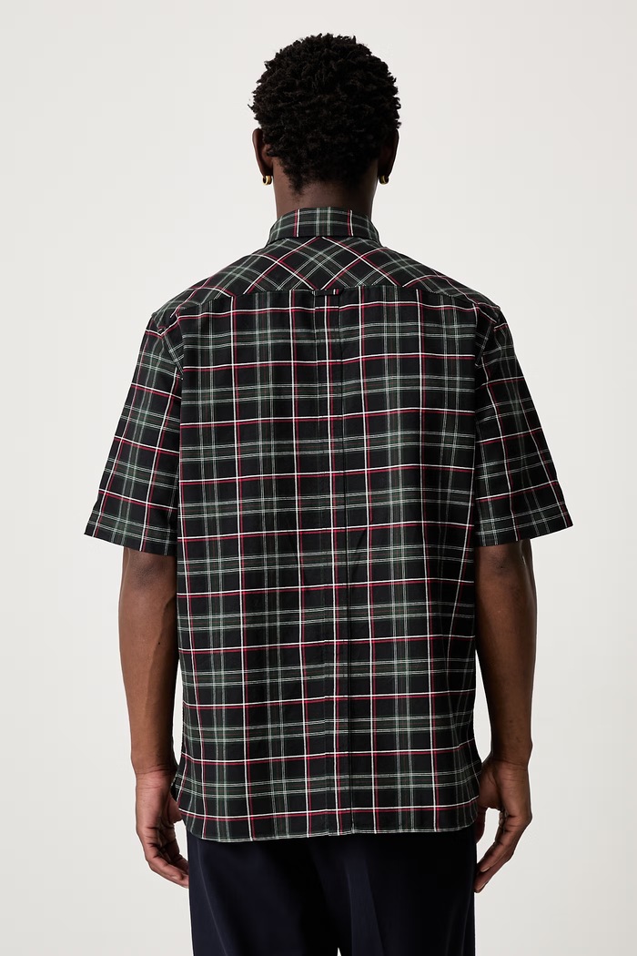 Odzież Fred Perry Koszula męska bawełniana M1741 granatowy