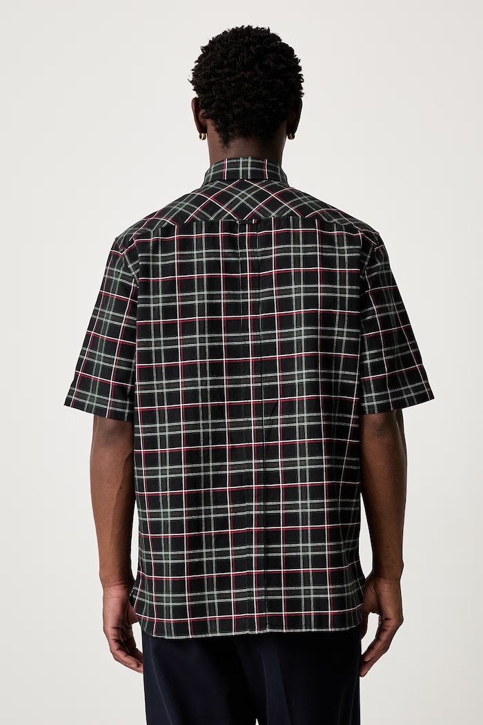 Odzież Fred Perry Koszula męska bawełniana M1741 granatowy
