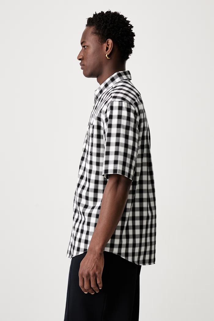 Fred Perry Koszula męska bawełniana M2513 biały SS26