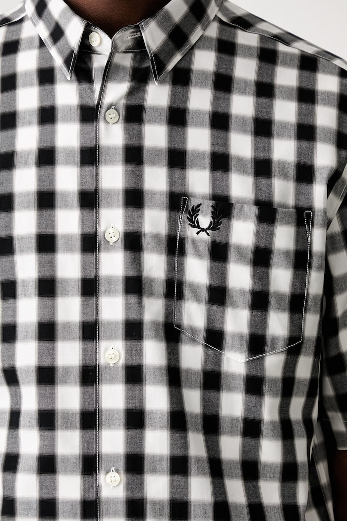 Koszula męska bawełniana Fred Perry biały M2513