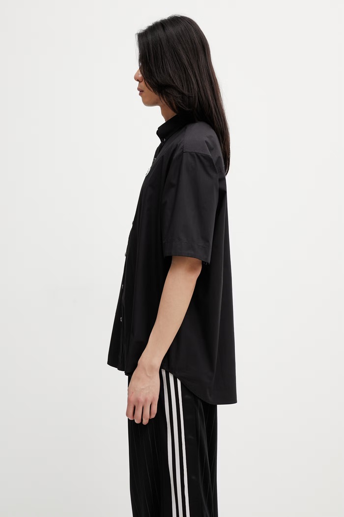 AAPE košile pánská bavlněná AAPSRM8561XXQ černá SS26