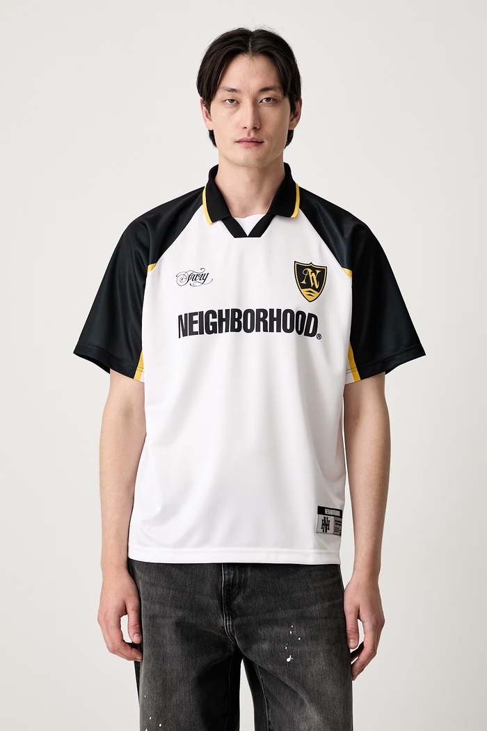 Neighborhood T-shirt męski biały 261FPNH.CSM14