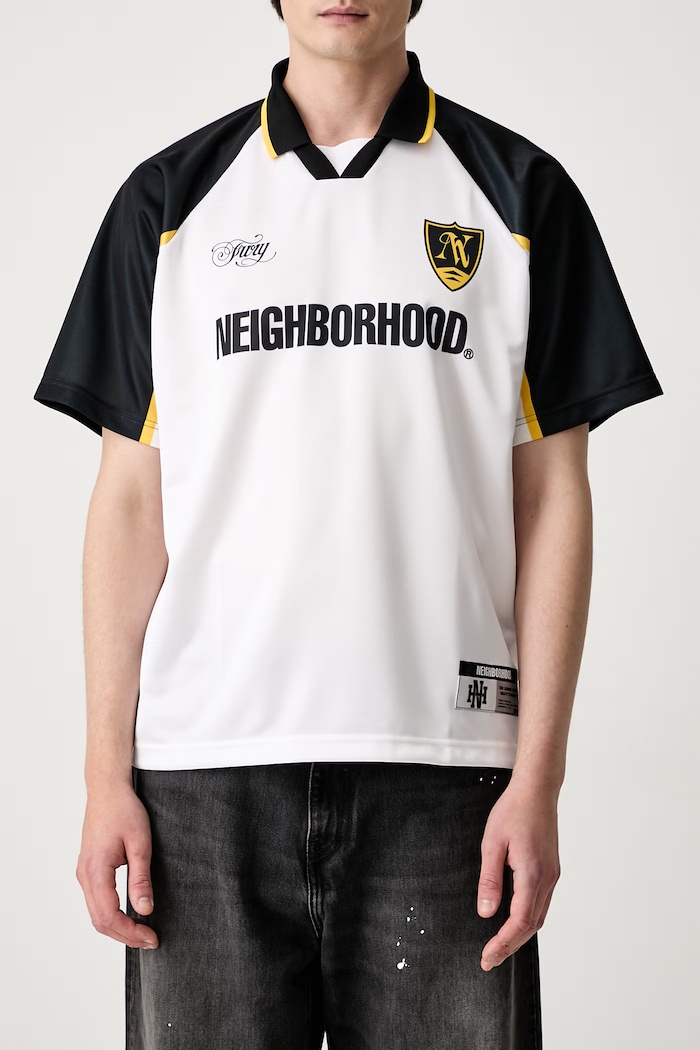 Neighborhood T-shirt męski biały 261FPNH.CSM14