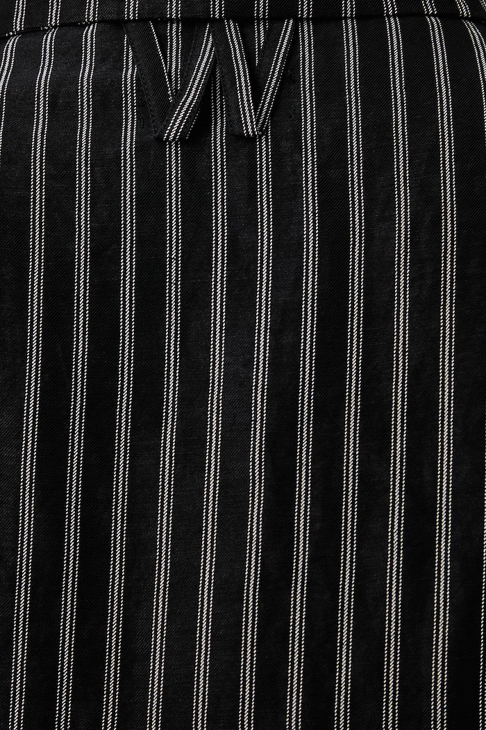 Willy Chavarria CAMP COLLAR košile se lnem pánská WCSHT0051