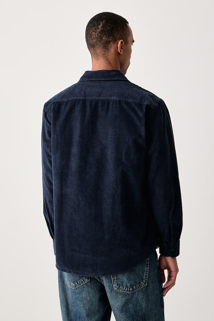 Odzież Levi's Koszula sztruksowa CLASSIC WORKER 19587 granatowy