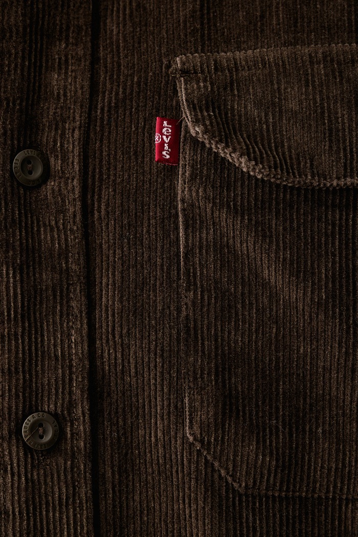 Koszula sztruksowa CLASSIC WORKER Levi's brązowy 19587