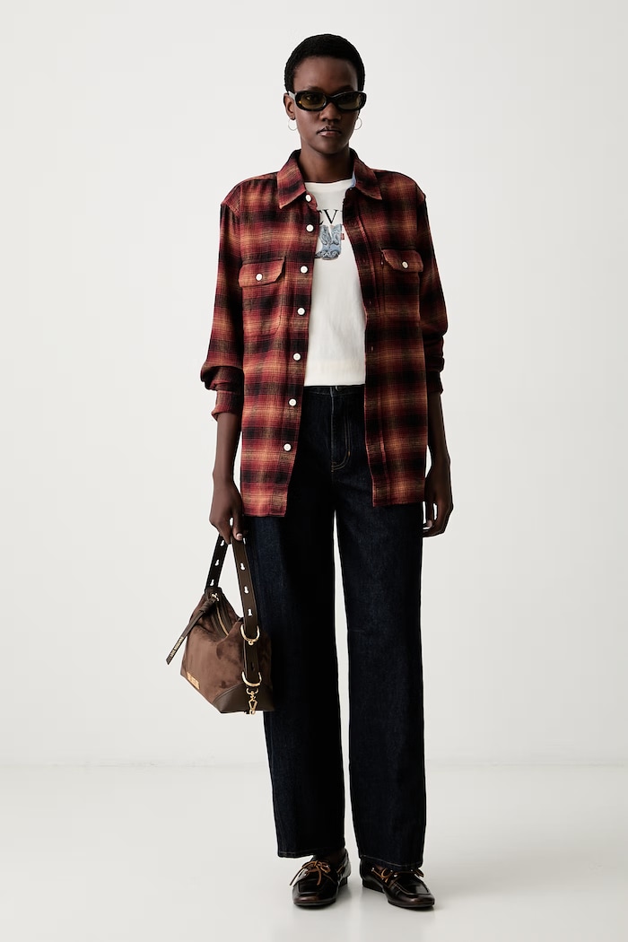 Levi's koszula sztruksowa CLASSIC WORKER pomarańczowy 19587