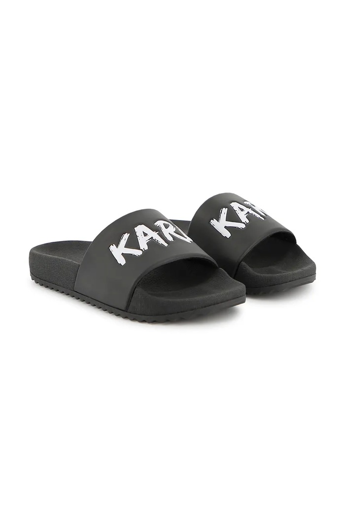 Detské šľapky Karl Lagerfeld čierna Z31178.36.39