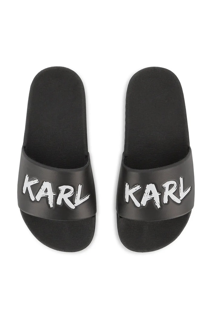Detské šľapky Karl Lagerfeld čierna Z31178.36.39