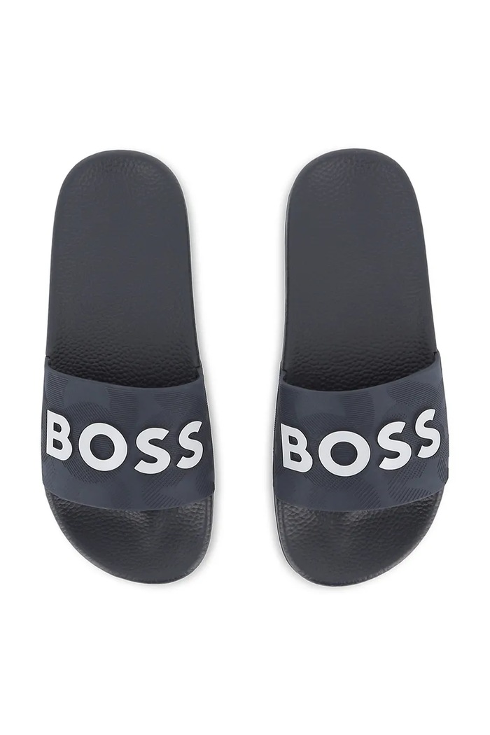 BOSS klapki dziecięce granatowy J52669.27.35