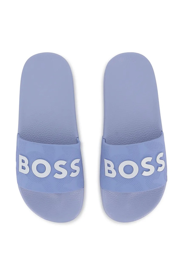 BOSS klapki dziecięce fioletowy J52799.27.35