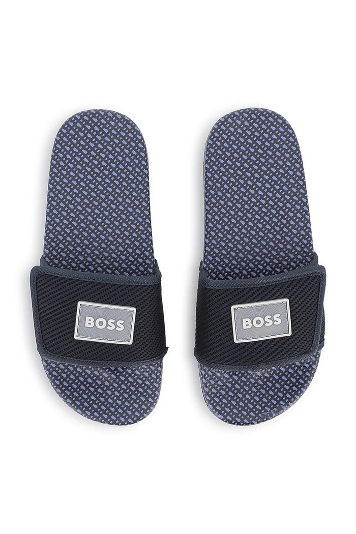 Detské šľapky BOSS tmavomodrá J52802.27.35