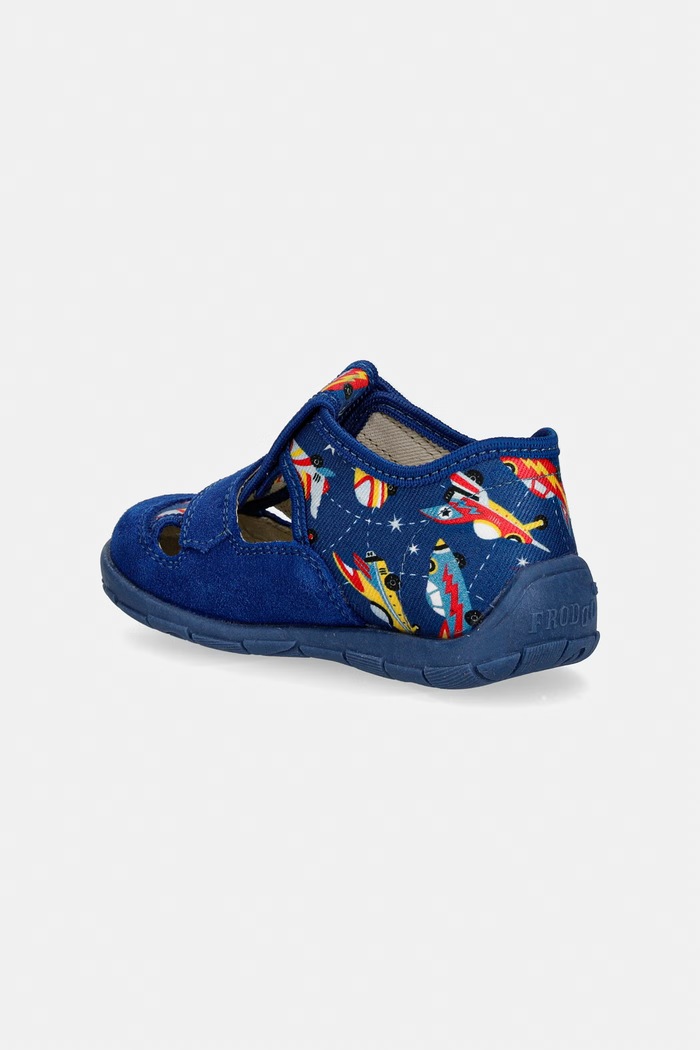 Băieți Froddo papuci pentru copii CLASSIC SLIPPERS G1700412.21.24.B bleumarin