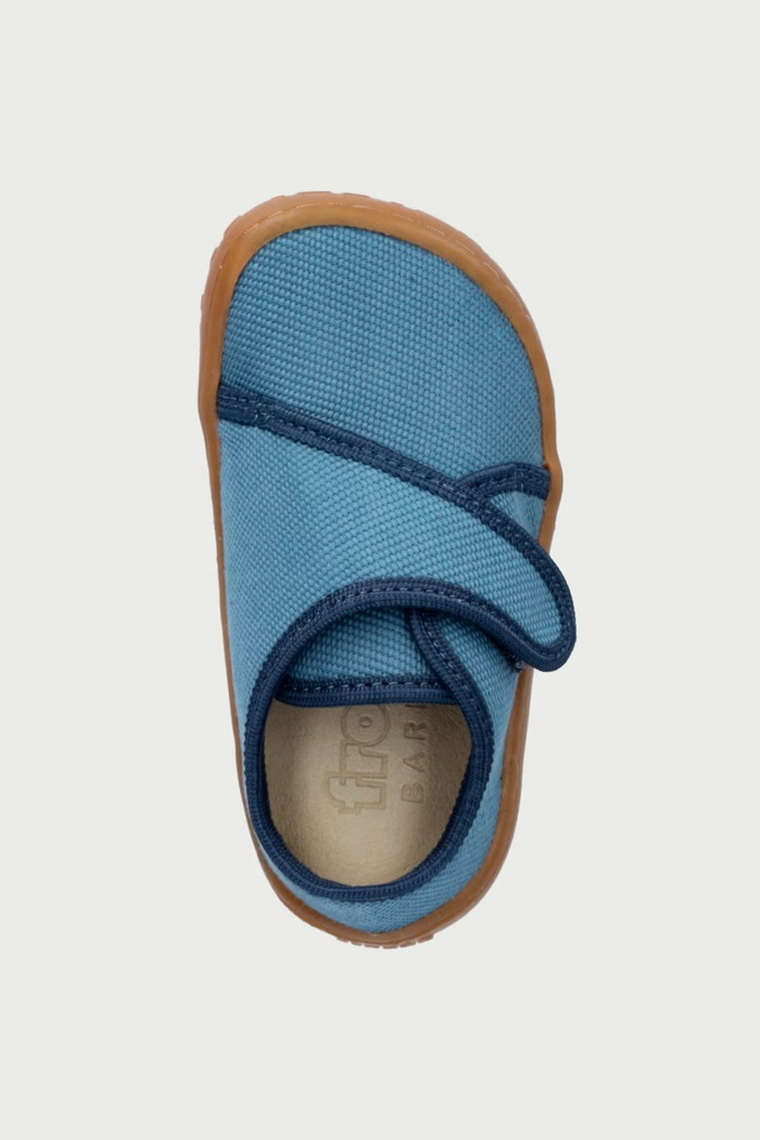 Papuče detské BAREFOOT SLIPPERS Froddo G1700438.21.24 modrá
