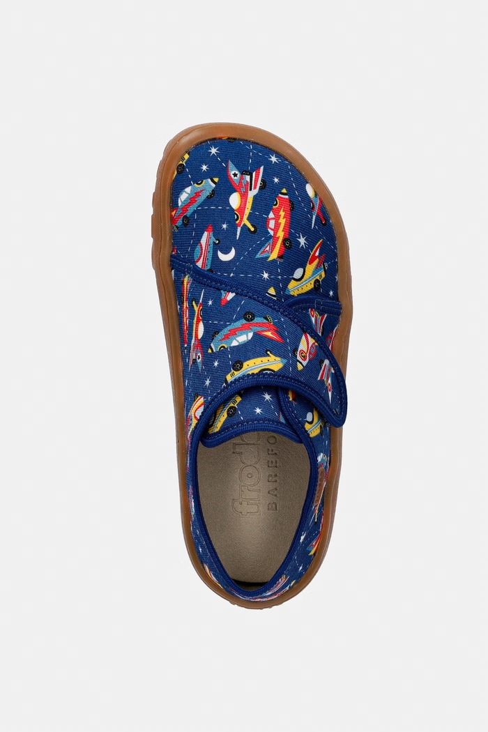 Froddo papuci copii BAREFOOT SLIPPERS albastru G1700438.25.30