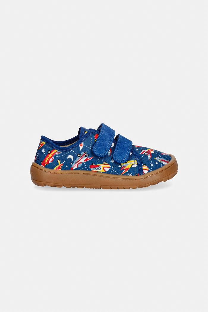 Froddo kapcie dziecięce BAREFOOT CANVAS G1700440.25.30 niebieski SS26
